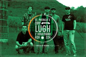 Cartaz do show feito pelo Publicitário e também guitarrista da banda Daniel Jardim