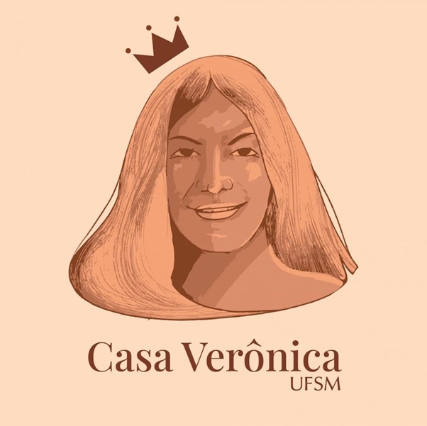 Logo da Casa Verônica. Ilustração: Noam Wurzel/ Casa Verônica.